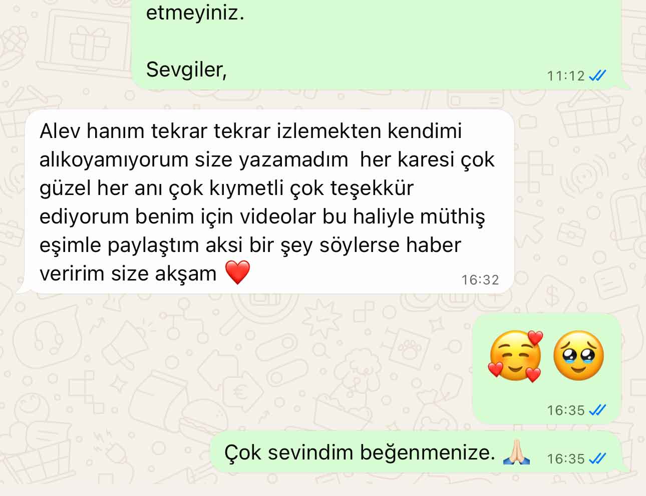 WhatsApp yorumu