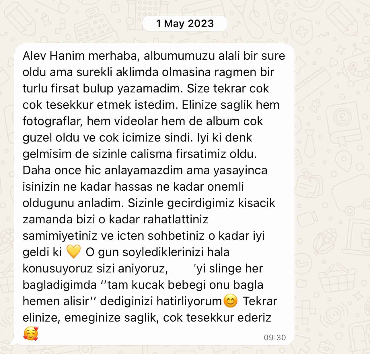 WhatsApp yorumu
