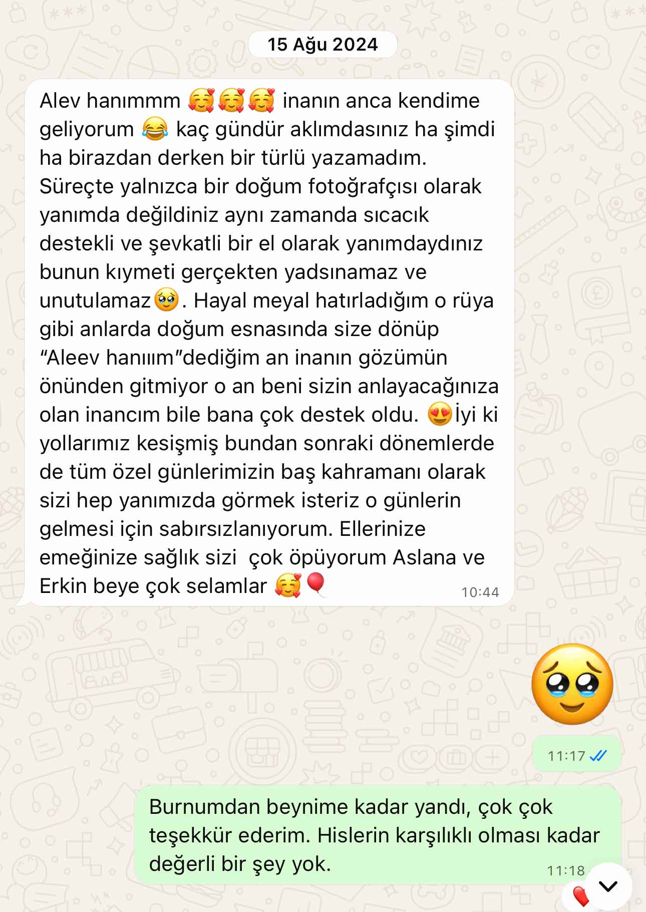 WhatsApp yorumu