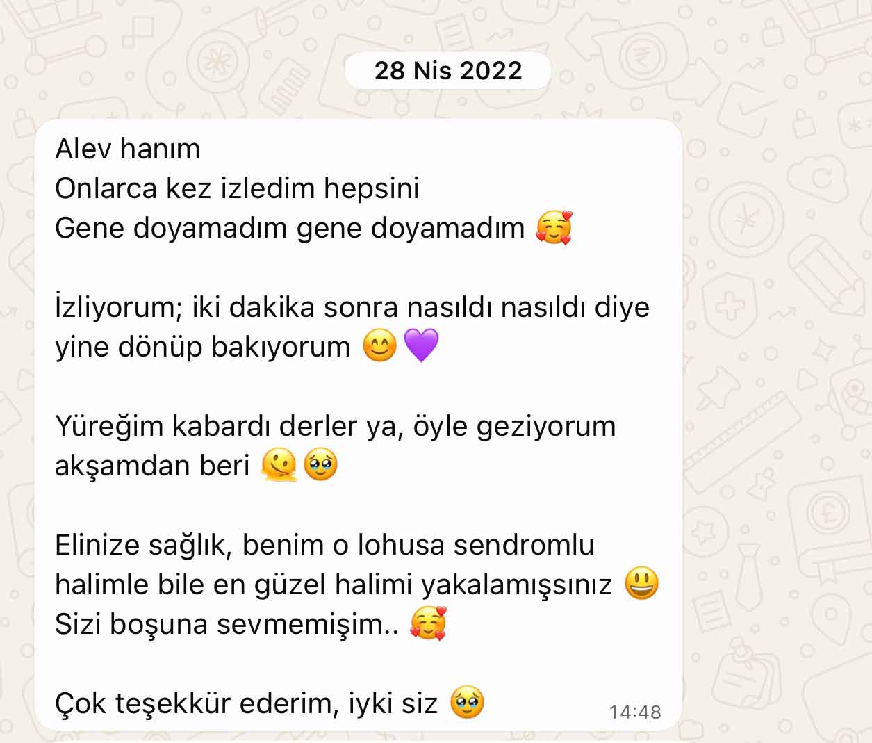 WhatsApp yorumu