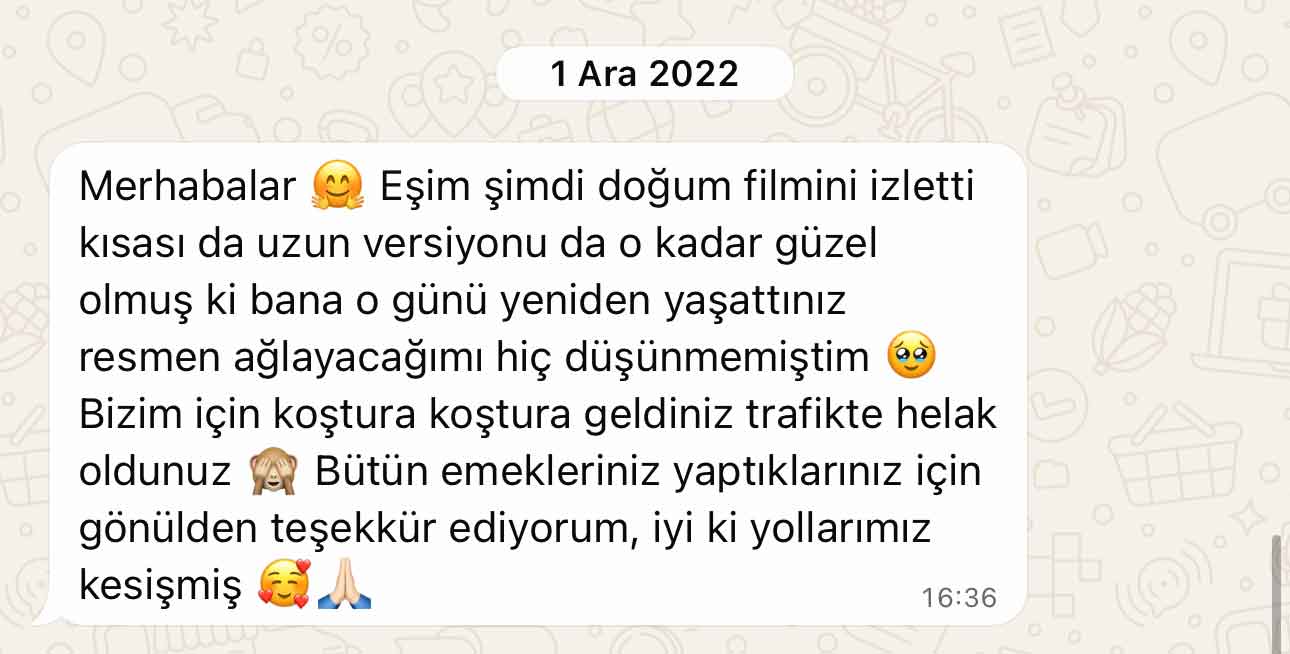 WhatsApp yorumu