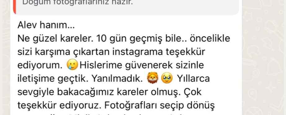WhatsApp yorumu